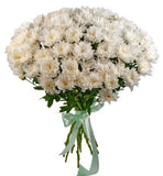 Luxury White Chrysanthemum Bouquet - Flowers Box London