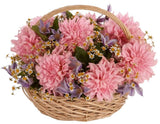 Luxury Yellow Dahlia with Clematis Basket - Flowers Box London