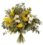 Mimosa and Lisianthus Bouquet - Flowers Box London