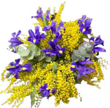Mimosa With Irys Bouquet - Flowers Box London