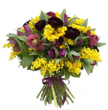 Mimosa with Ranunculus and Tulips Bouquet - Flowers Box London