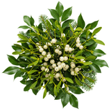 Mistletoe with Spruce Festive Bouquet - Flowers Box London