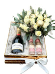 Moet and Macarons Gift Set - Flowers Box London
