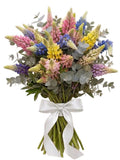 Multicolored Lupinus Bouquet with Greenery - Flowers Box London