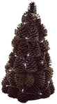 Natural Cones with Lights Xmas Tree: Long - Lasting Decor