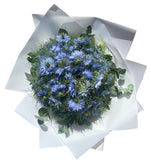 Nigella with Eucalyptus Bouquet - Flowers Box London
