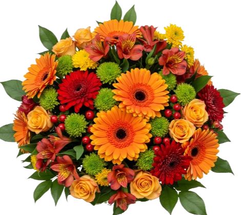 Orange Accents Bouquet