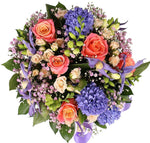 Orange and Blue Fragrant Bouquet