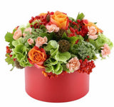 Orange and Green Box - Flowers Box London