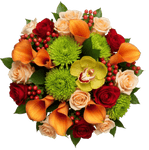 Orange Breeze Bouquet - Flowers Box London