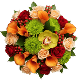 Orange Breeze Bouquet - Flowers Box London