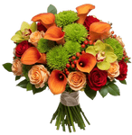 Orange Breeze Bouquet - Flowers Box London
