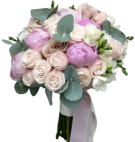 Pale Pink and Ivory Bridal Bouquet