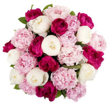 Palette of Peonies Bouquet - Flowers Box London
