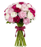 Palette of Peonies Bouquet - Flowers Box London