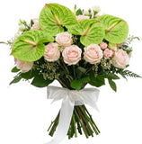 Pastel Charm Anthurium Bouquet