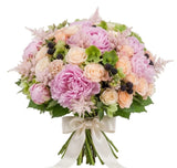 Pastel Peach Bouquet - Flowers Box London