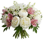 Pastel Pink Delicate Bouquet - Flowers Box London