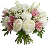 Pastel Pink Delicate Bouquet - Flowers Box London