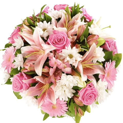 Pastel Pink Flowering Bouquet