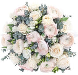 Pastel Pink Romantic Bouquet - Flowers Box London
