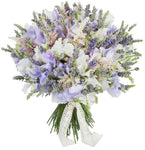 Pastel Sweet Pea with Laavender Bridal Bouquet