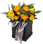 Peach Sahara Signature Box - Flowers Box London
