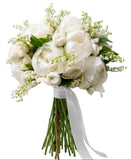 Peonies with Ranunculus and Lily of Valley Bouquet - Flowers Box London