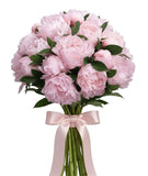 Peonies with Ruscus Bouquet - Flowers Box London