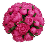 Peonies with Ruscus Bouquet - Flowers Box London