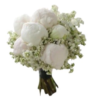 Peony and Lilac Bridal Bouquet