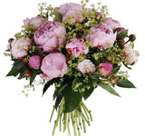 Peony with Alchemilla Pretty Bouquet - Flowers Box London