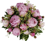 Peony with Alchemilla Pretty Bouquet - Flowers Box London