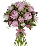 Peony with Alchemilla Pretty Bouquet - Flowers Box London