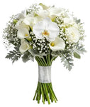 Phalaenopsis Orchids with Calla Lily and Lisianthus Bouquet