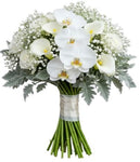 Phalaenopsis Orchids with Calla Lily and Lisianthus Bouquet - Flowers Box London