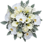 Phalaenopsis Orchids with Calla Lily and Lisianthus Bouquet