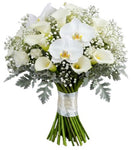 Phalaenopsis Orchids with Calla Lily and Lisianthus Bouquet