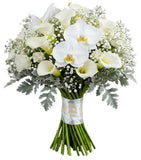 Phalaenopsis Orchids with Calla Lily and Lisianthus Bouquet