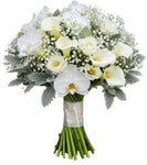 Phalaenopsis Orchids with Calla Lily and Lisianthus Bouquet - Flowers Box London