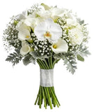 Phalaenopsis Orchids with Calla Lily and Lisianthus Bouquet - Flowers Box London