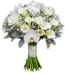 Phalaenopsis Orchids with Calla Lily and Lisianthus Bouquet