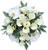 Phalaenopsis Orchids with Calla Lily and Lisianthus Bouquet
