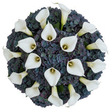 Pimpernel Hydrangea with Calla Lily Bouquet - Flowers Box London