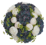 Pimpernel Hydrangea with Peonies Bouquet - Flowers Box London