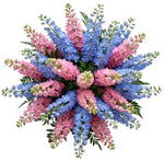 Pink and Blue Delphinium Bouquet