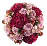 Pink and Cherry Bouquet - Flowers Box London
