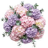 Pink and Lavender Hydrangea Bouquet - Flowers Box London