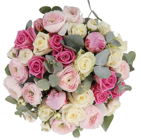 Pink and White Romantic Bouquet