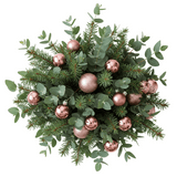 Pink Baubles Festive Centerpiece - Flowers Box London